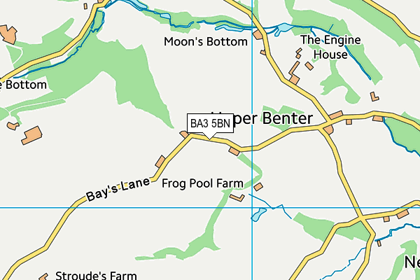 BA3 5BN map - OS VectorMap District (Ordnance Survey)