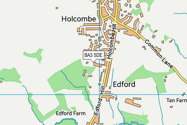 BA3 5DE map - OS VectorMap District (Ordnance Survey)