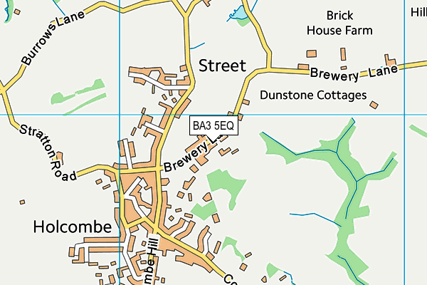 BA3 5EQ map - OS VectorMap District (Ordnance Survey)