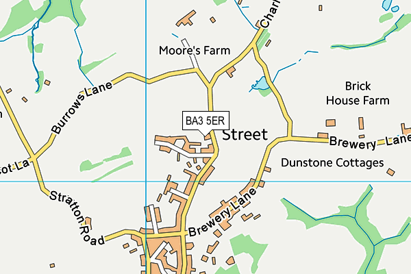 BA3 5ER map - OS VectorMap District (Ordnance Survey)