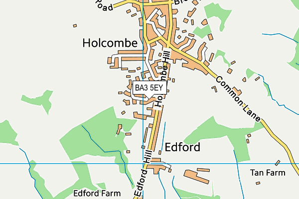 BA3 5EY map - OS VectorMap District (Ordnance Survey)