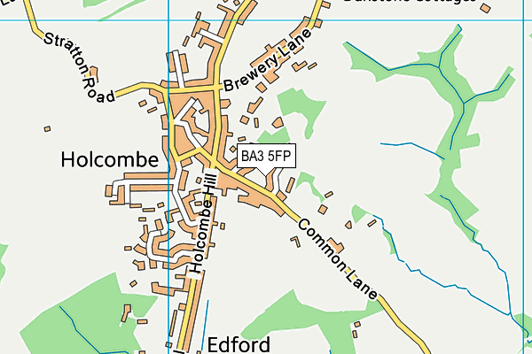 BA3 5FP map - OS VectorMap District (Ordnance Survey)