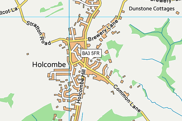 BA3 5FR map - OS VectorMap District (Ordnance Survey)