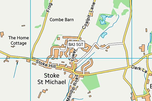 BA3 5GT map - OS VectorMap District (Ordnance Survey)