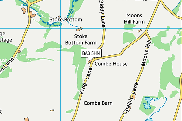 BA3 5HN map - OS VectorMap District (Ordnance Survey)