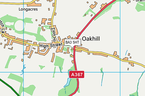 BA3 5HT map - OS VectorMap District (Ordnance Survey)