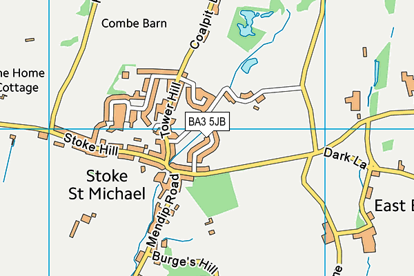 BA3 5JB map - OS VectorMap District (Ordnance Survey)