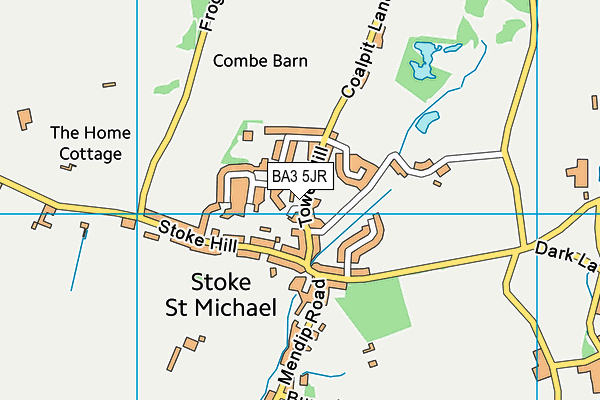 BA3 5JR map - OS VectorMap District (Ordnance Survey)