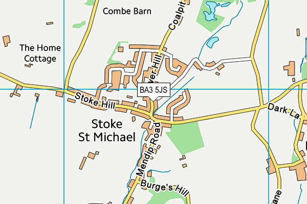 BA3 5JS map - OS VectorMap District (Ordnance Survey)