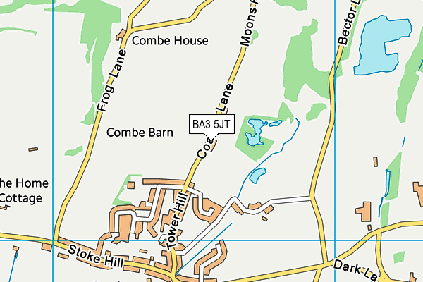 BA3 5JT map - OS VectorMap District (Ordnance Survey)