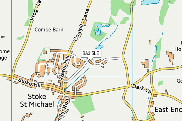 BA3 5LE map - OS VectorMap District (Ordnance Survey)
