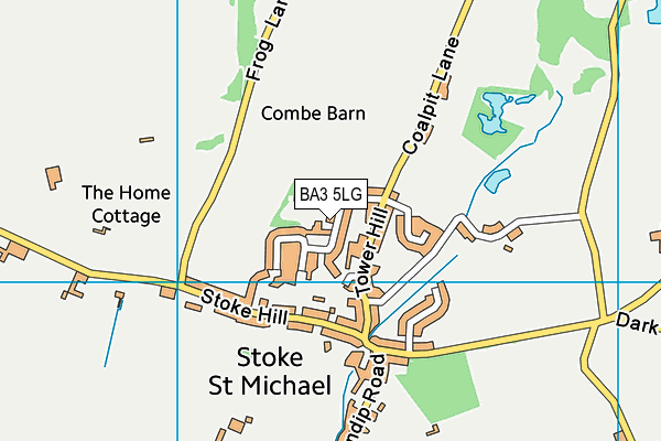 Stoke St Michael Primary School map (BA3 5LG) - OS VectorMap District (Ordnance Survey)