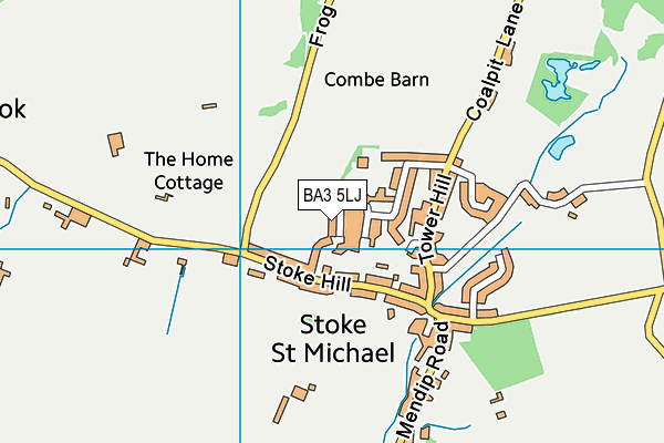 BA3 5LJ map - OS VectorMap District (Ordnance Survey)