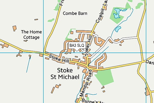 BA3 5LQ map - OS VectorMap District (Ordnance Survey)