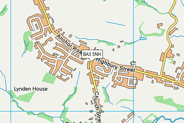 BA3 5NH map - OS VectorMap District (Ordnance Survey)