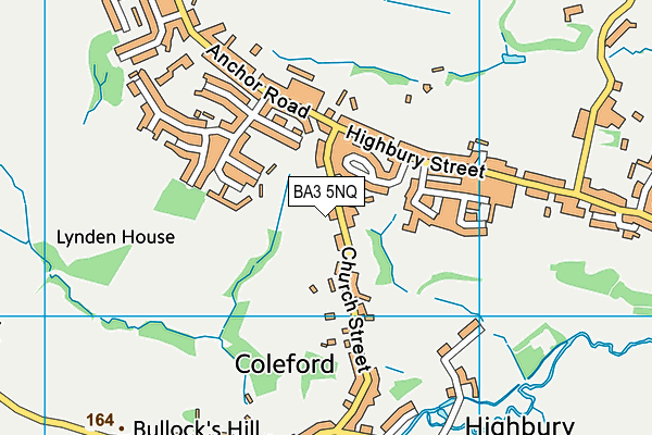Map of COLEFORD YOUTH AND COMMUNITY HUB CIC at district scale