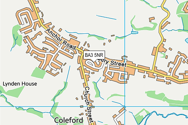 BA3 5NR map - OS VectorMap District (Ordnance Survey)