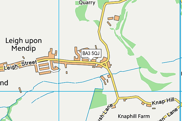 BA3 5QJ map - OS VectorMap District (Ordnance Survey)