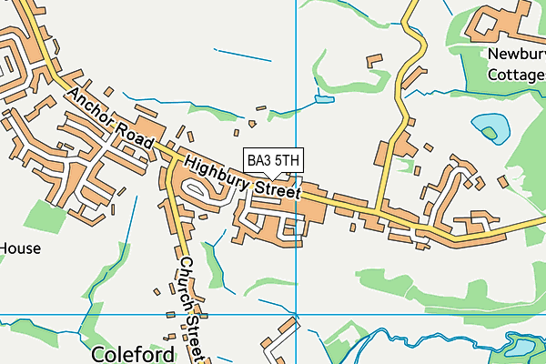 BA3 5TH map - OS VectorMap District (Ordnance Survey)