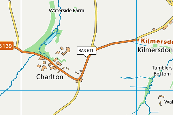 BA3 5TL map - OS VectorMap District (Ordnance Survey)