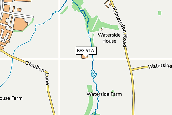 BA3 5TW map - OS VectorMap District (Ordnance Survey)