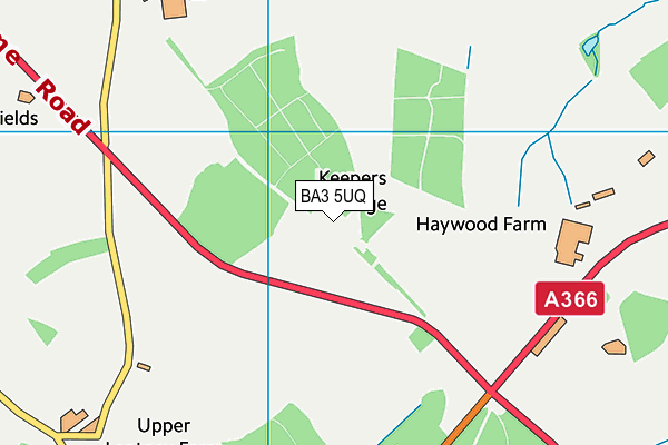 BA3 5UQ map - OS VectorMap District (Ordnance Survey)