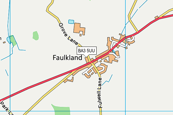 BA3 5UU map - OS VectorMap District (Ordnance Survey)