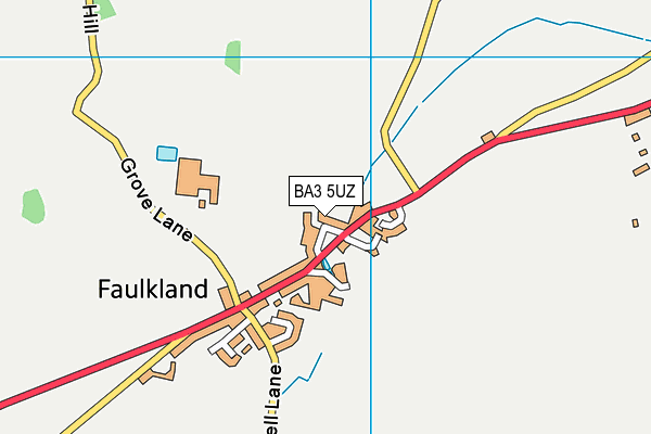 BA3 5UZ map - OS VectorMap District (Ordnance Survey)