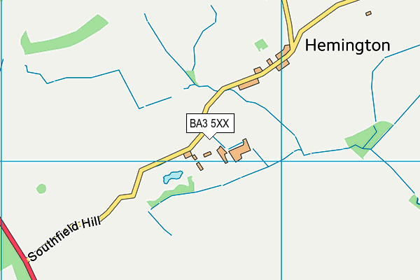 BA3 5XX map - OS VectorMap District (Ordnance Survey)