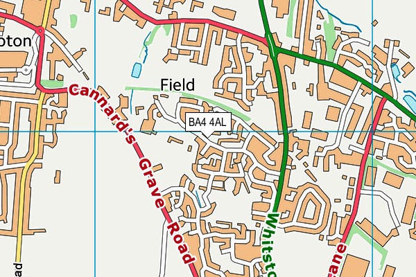 BA4 4AL map - OS VectorMap District (Ordnance Survey)