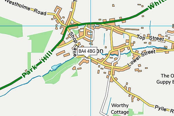 BA4 4BG map - OS VectorMap District (Ordnance Survey)