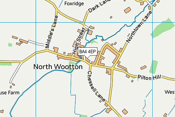 BA4 4EP map - OS VectorMap District (Ordnance Survey)