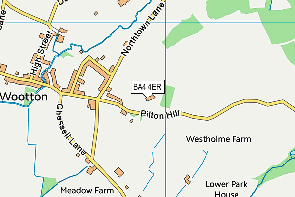 BA4 4ER map - OS VectorMap District (Ordnance Survey)