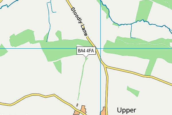 BA4 4FA map - OS VectorMap District (Ordnance Survey)