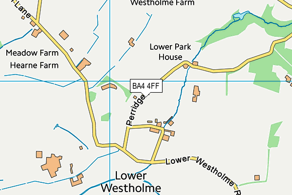 BA4 4FF map - OS VectorMap District (Ordnance Survey)