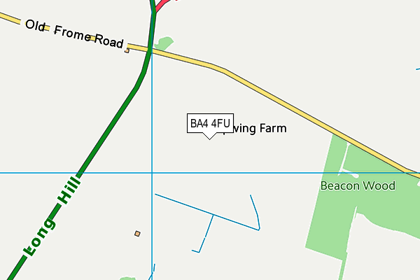 BA4 4FU map - OS VectorMap District (Ordnance Survey)