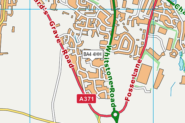 BA4 4HH map - OS VectorMap District (Ordnance Survey)