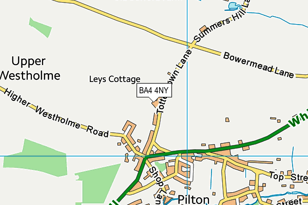 BA4 4NY map - OS VectorMap District (Ordnance Survey)
