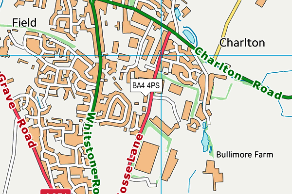 BA4 4PS map - OS VectorMap District (Ordnance Survey)