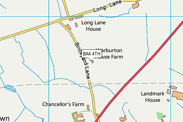 BA4 4TH map - OS VectorMap District (Ordnance Survey)