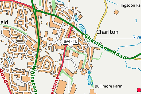 BA4 4TU map - OS VectorMap District (Ordnance Survey)