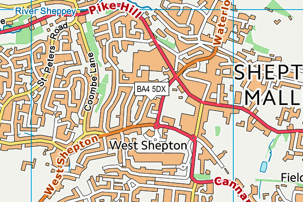 Map of ROSE COURT (SHEPTON MALLET) LIMITED at district scale