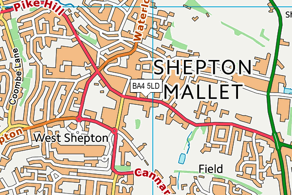 Map of PHILLIPS TYRES SHEPTON MALLET LIMITED at district scale