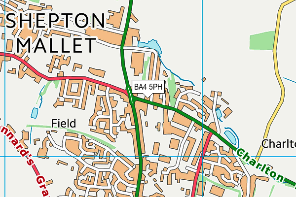 Map of CHARLTON SHEPTON LIMITED at district scale