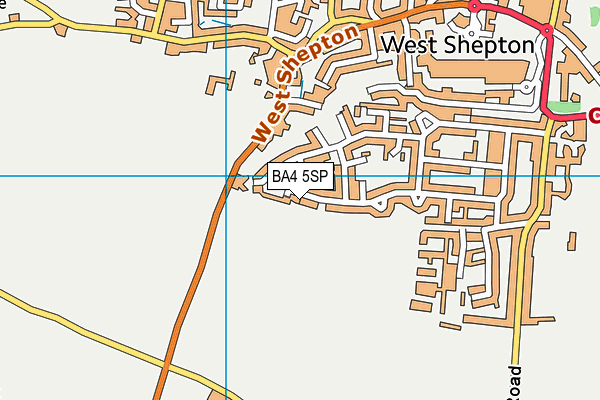 BA4 5SP map - OS VectorMap District (Ordnance Survey)