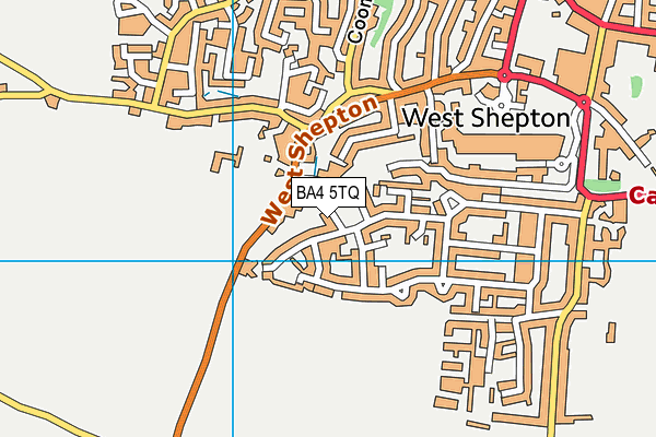 BA4 5TQ map - OS VectorMap District (Ordnance Survey)
