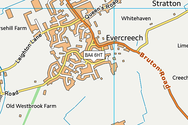 BA4 6HT map - OS VectorMap District (Ordnance Survey)