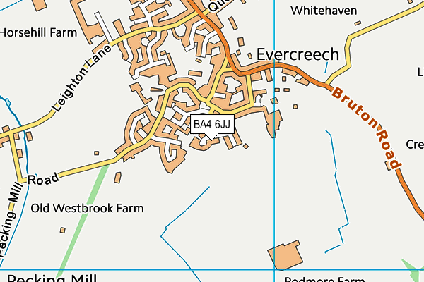 BA4 6JJ map - OS VectorMap District (Ordnance Survey)