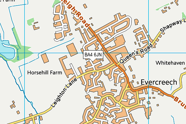 BA4 6JN map - OS VectorMap District (Ordnance Survey)