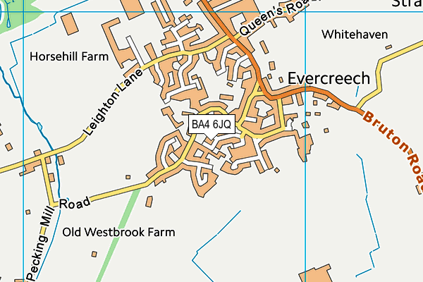 BA4 6JQ map - OS VectorMap District (Ordnance Survey)